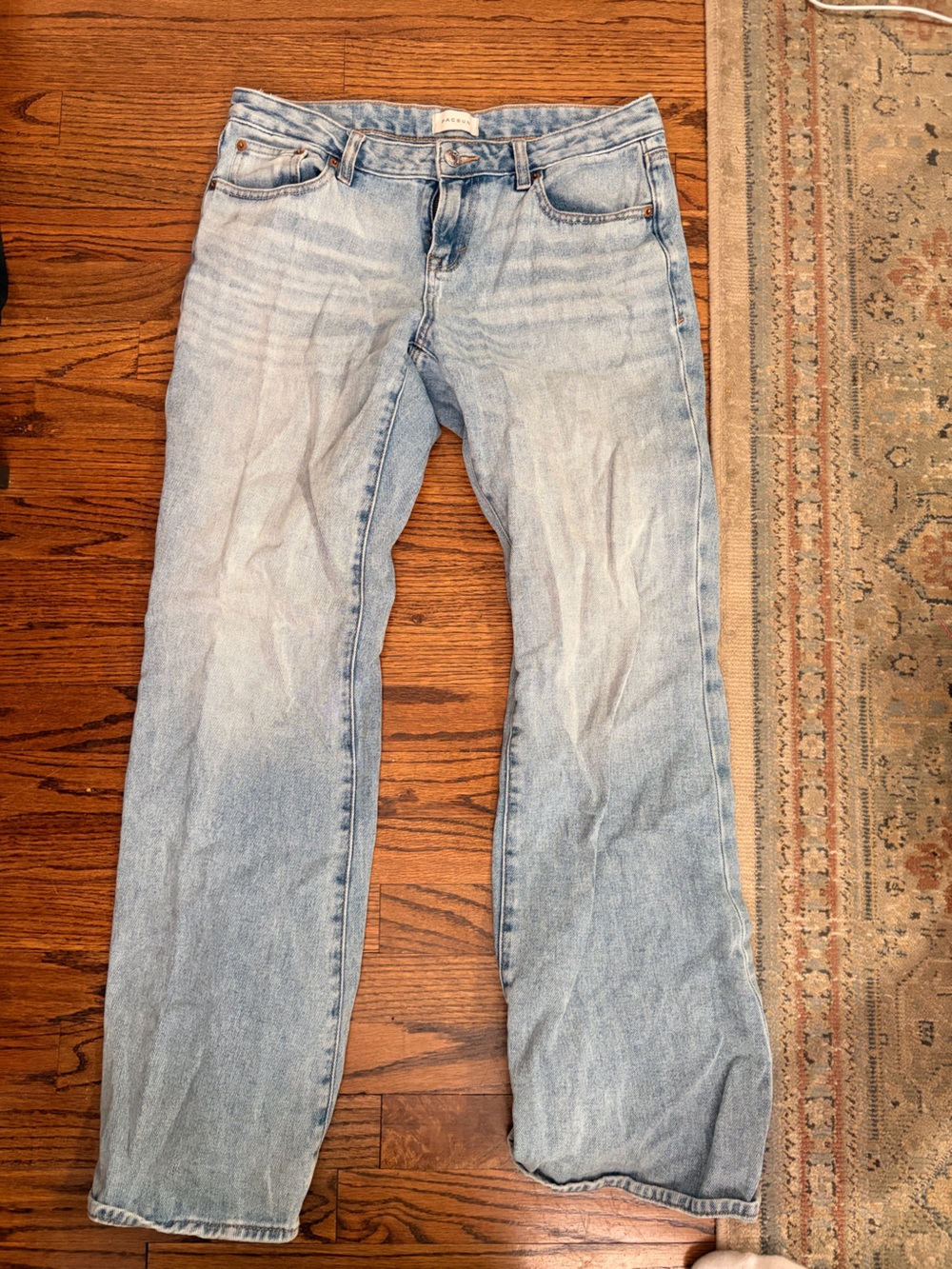 PacSun Light Wash Wide Leg Jeans
